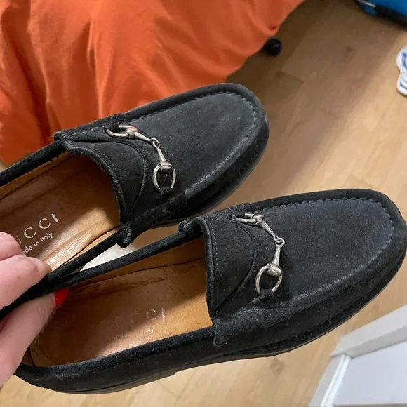 Gucci women’s loafers black size 7.5 - Picture 2 of 4